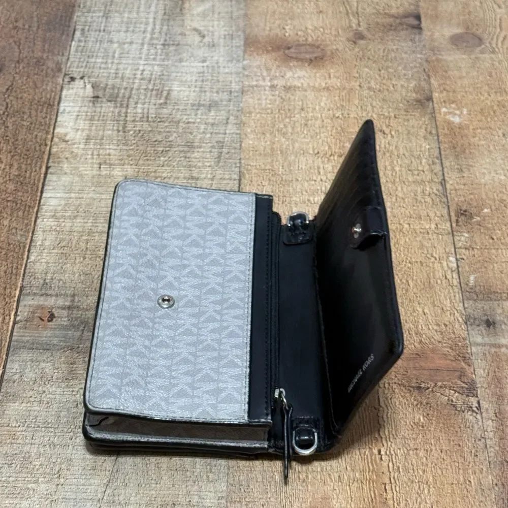 Jet Set Small Two-Tone Logo Smartphone Crossbody Bag *missing strap*